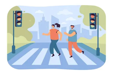 Từ vựng crosswalk nghĩa là vạch qua đường - tienganhdaily.vn
