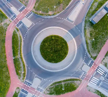 Từ vựng roundabout nghĩa là bùng binh - tienganhdaily.vn