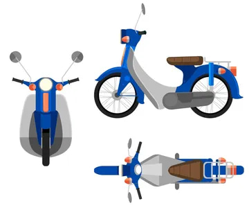 Từ vựng motorbike nghĩa là xe máy - tienganhdaily.vn