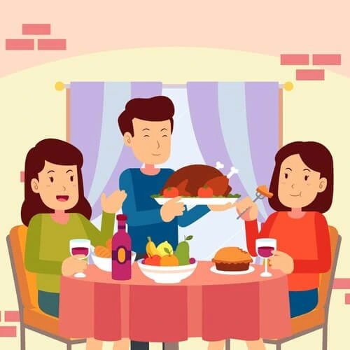 Từ vựng Have dinner nghĩa là Ăn tối - tienganhdaily.vn